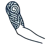 Yarım Kol Dövme 28 x 15