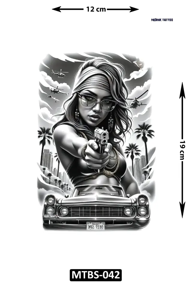 Orta Boy Dövme MTBS-042