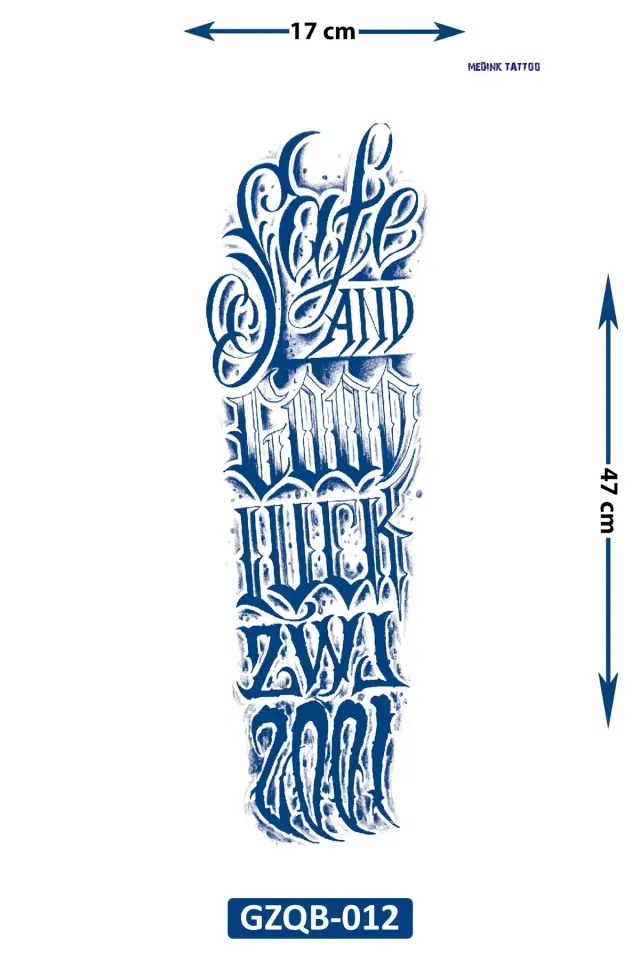 Kol Kaplama Dövme GZQB-012