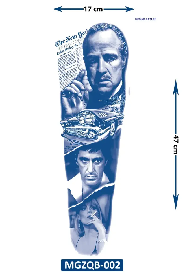 Kol Kaplama Dövme MGZQB-002