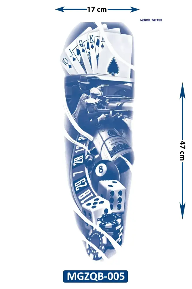 Kol Kaplama Dövme MGZQB-005