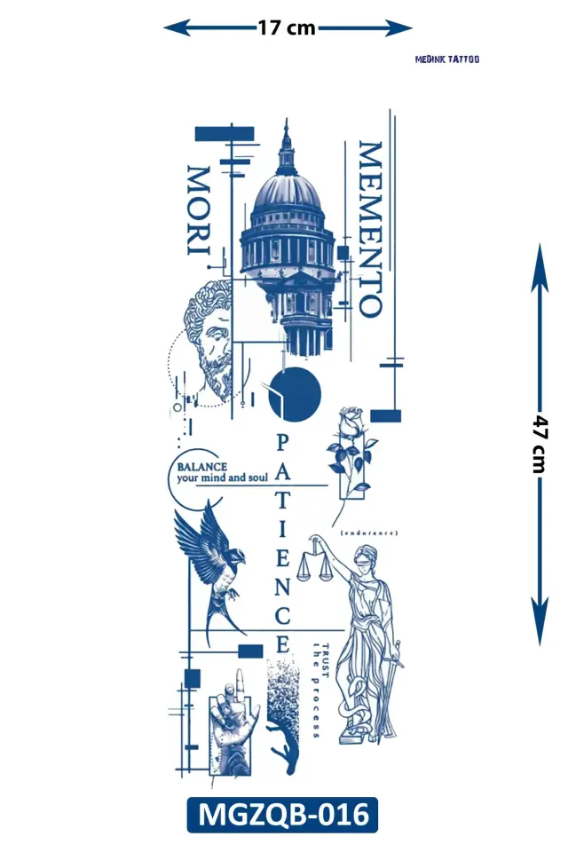 Kol Kaplama Dövme MGZQB-016