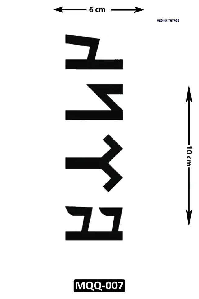 Küçük Boy Dövme MQQ-007