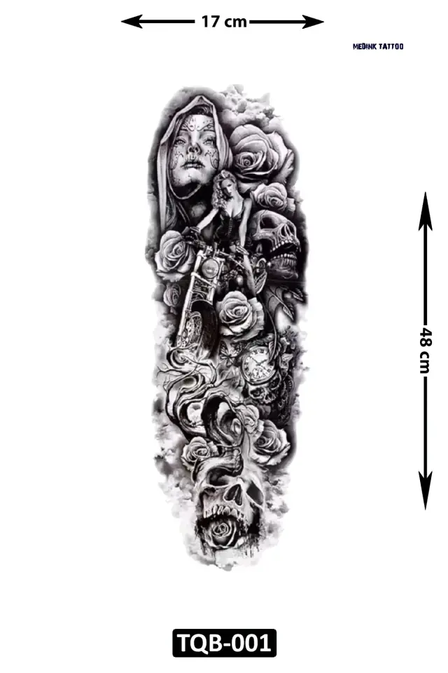 Kol Kaplamalı Dövme TQB-001