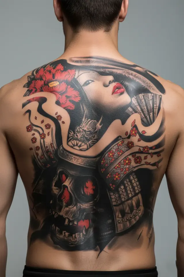 Sırt Kaplama Dövmesi MB-004