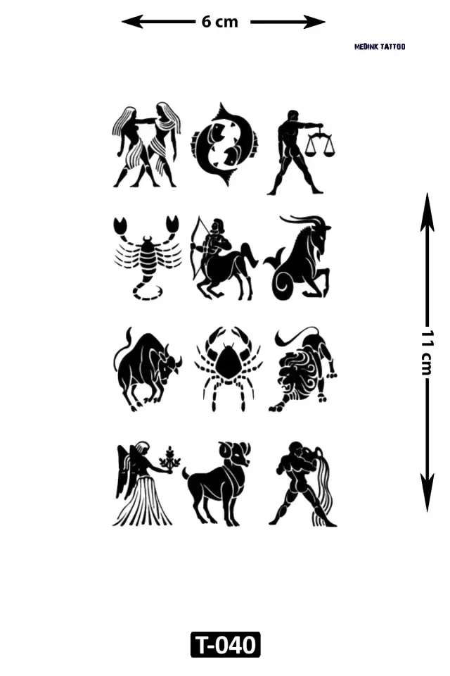 Küçük Boy Dövme T-040