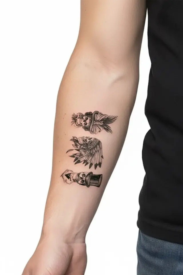 Küçük Boy Dövme T-099