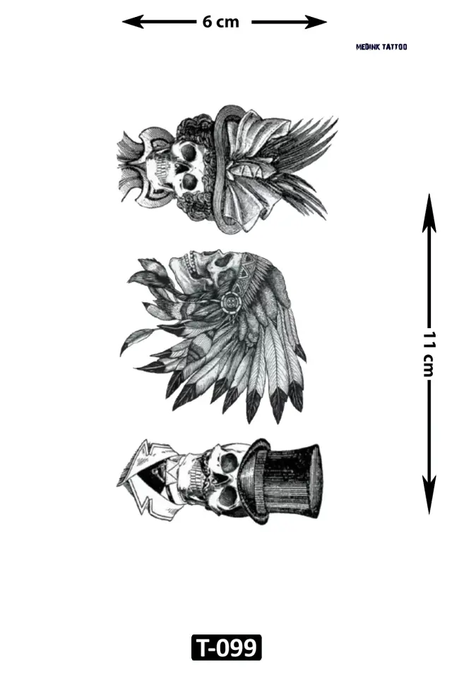 Küçük Boy Dövme T-099