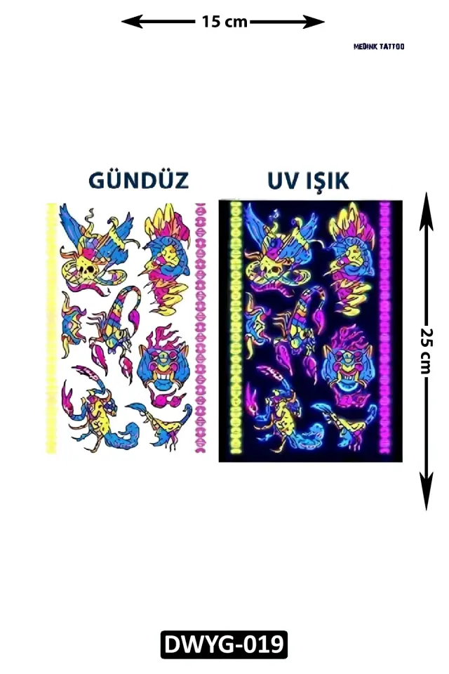 Neon Dövme DWYG-019