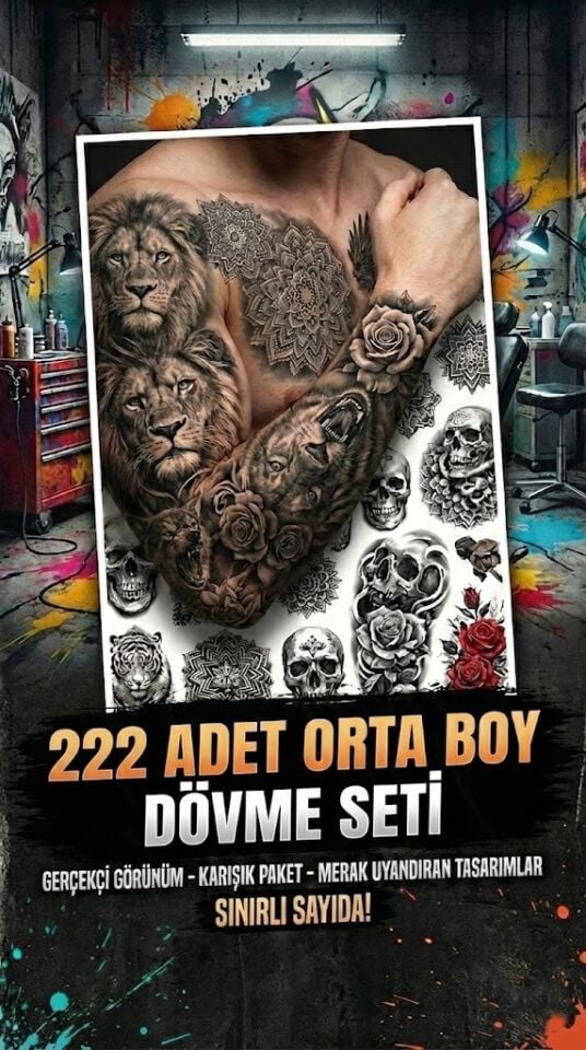 Karışık Orta Boy Dövme Paket