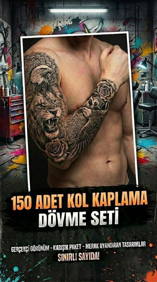 Karışık Kol Dövme Paket