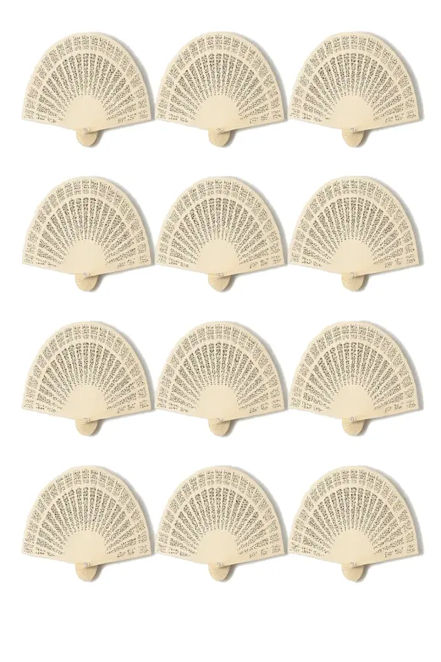 AHŞAP BAMBU YELPAZE