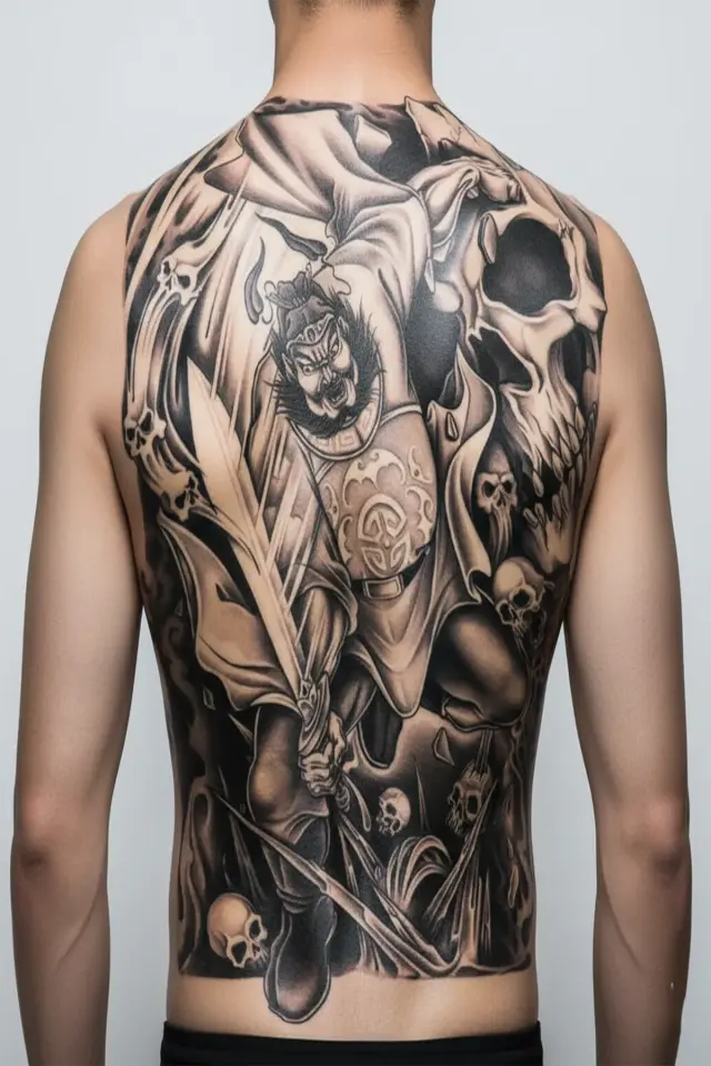 Sırt Kaplama Dövmesi MB-020