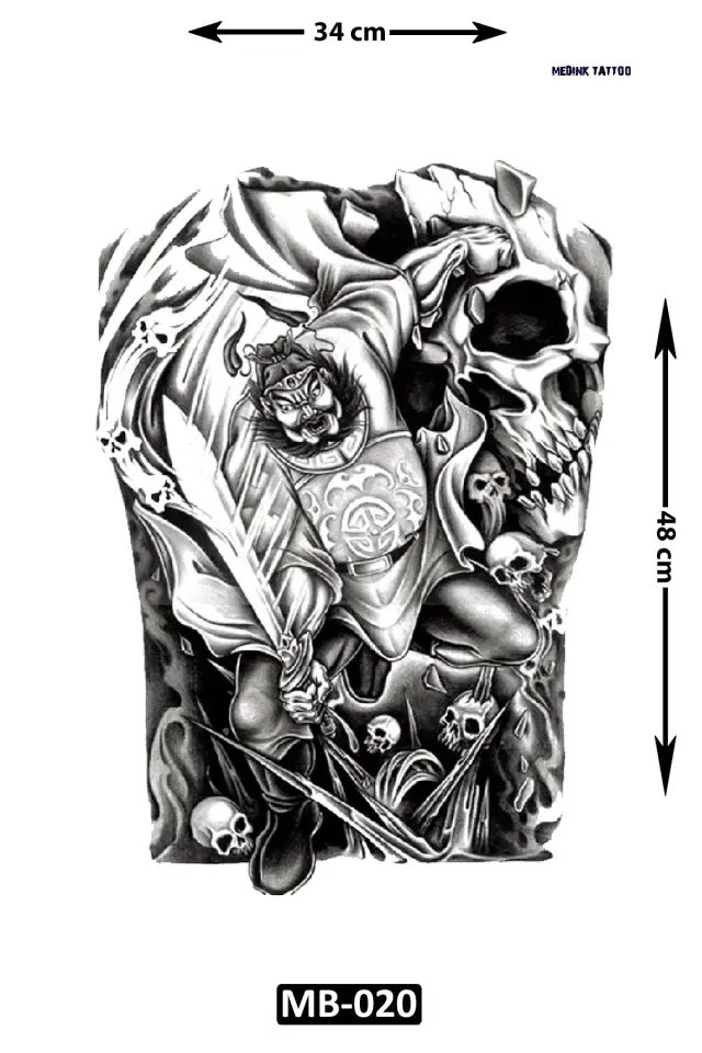 Sırt Kaplama Dövmesi MB-020