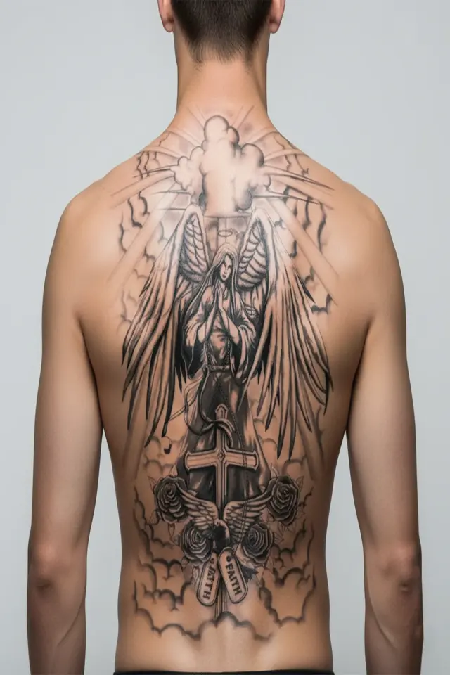 Sırt Kaplama Dövmesi TB-025