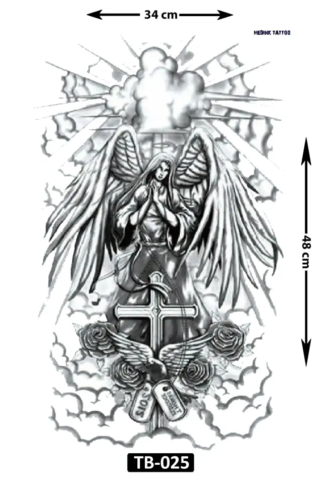 Sırt Kaplama Dövmesi TB-025