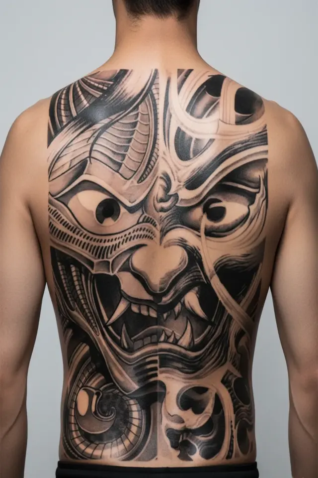 Sırt Kaplama Dövmesi TB-036