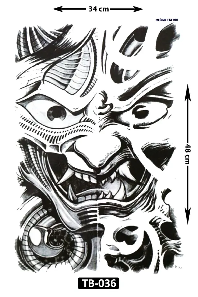 Sırt Kaplama Dövmesi TB-036