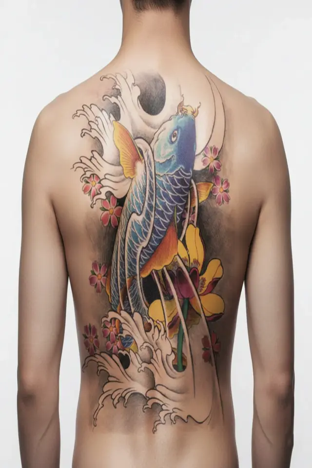 Sırt Kaplama Dövmesi TB-037