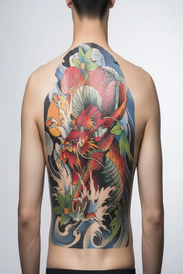 Sırt Kaplama Dövmesi TB-052