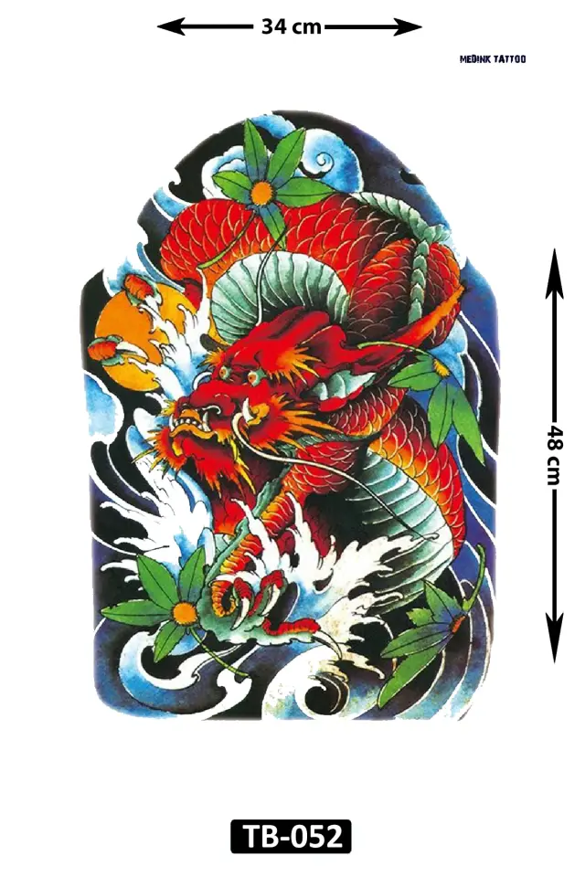 Sırt Kaplama Dövmesi TB-052