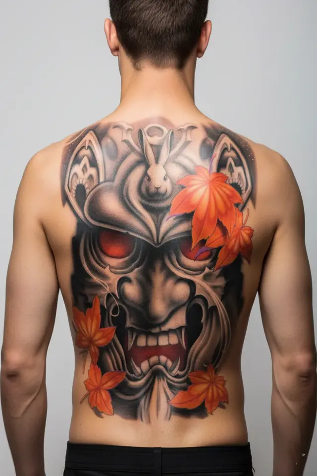 Sırt Kaplama Dövmesi TB-012