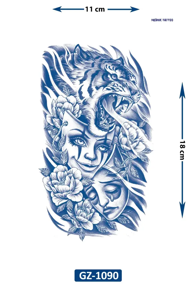 Orta Boy Dövme GZ-1090