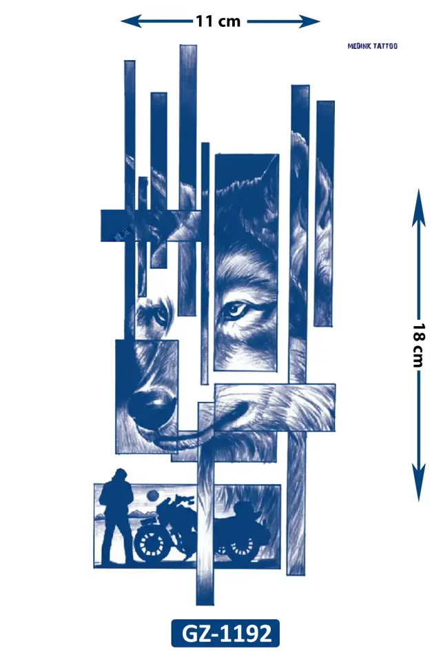 Orta Boy Dövme GZ-1192