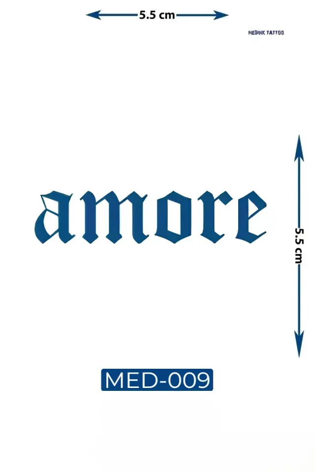 Minimal Dövme MED-009
