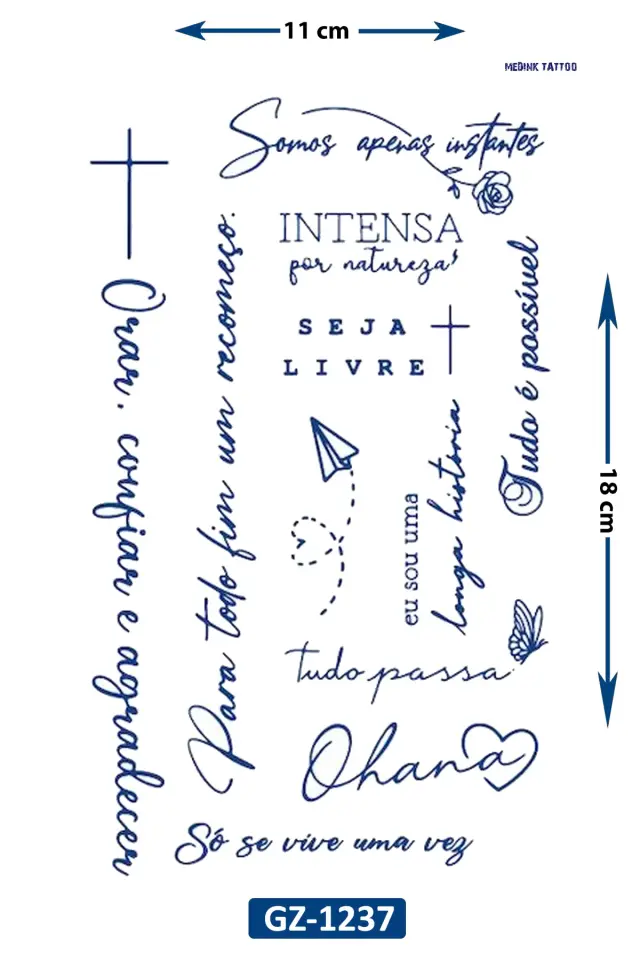 Orta Boy Dövme GZ-1237