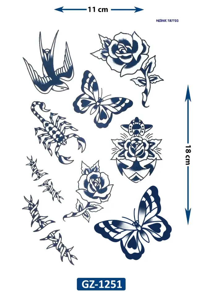 Orta Boy Dövme GZ-1251