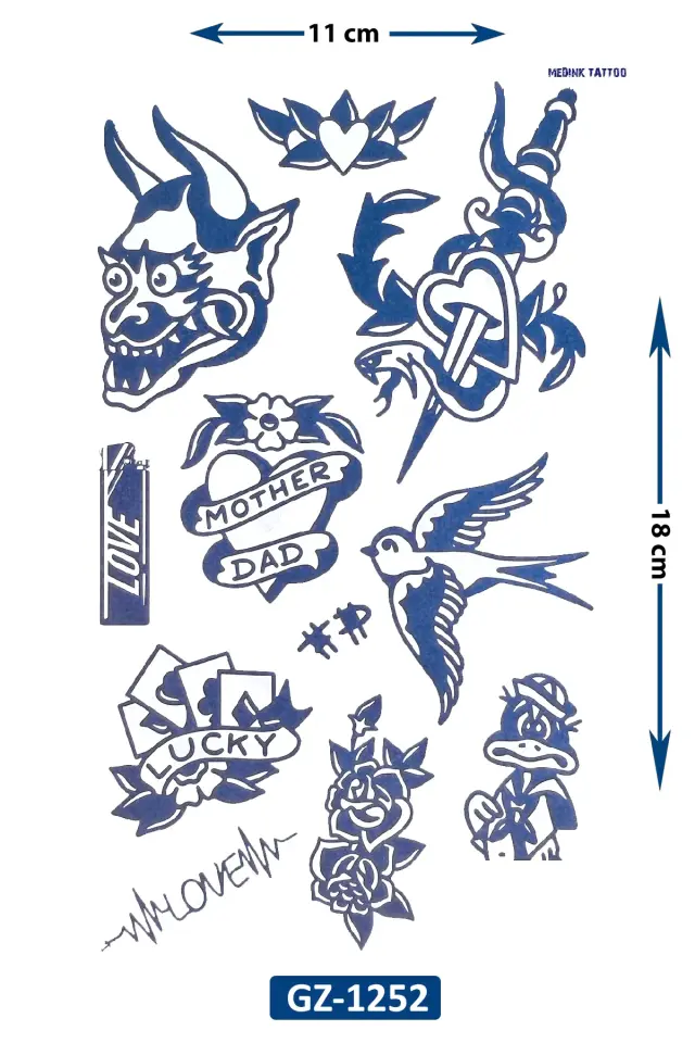 Orta Boy Dövme GZ-1252