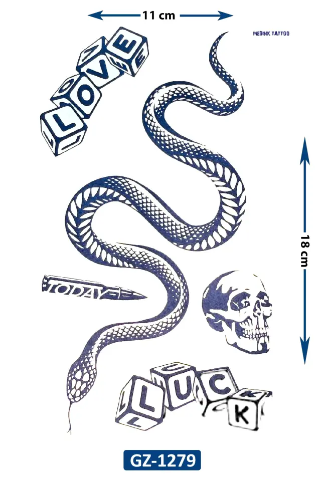 Orta Boy Dövme GZ-1279