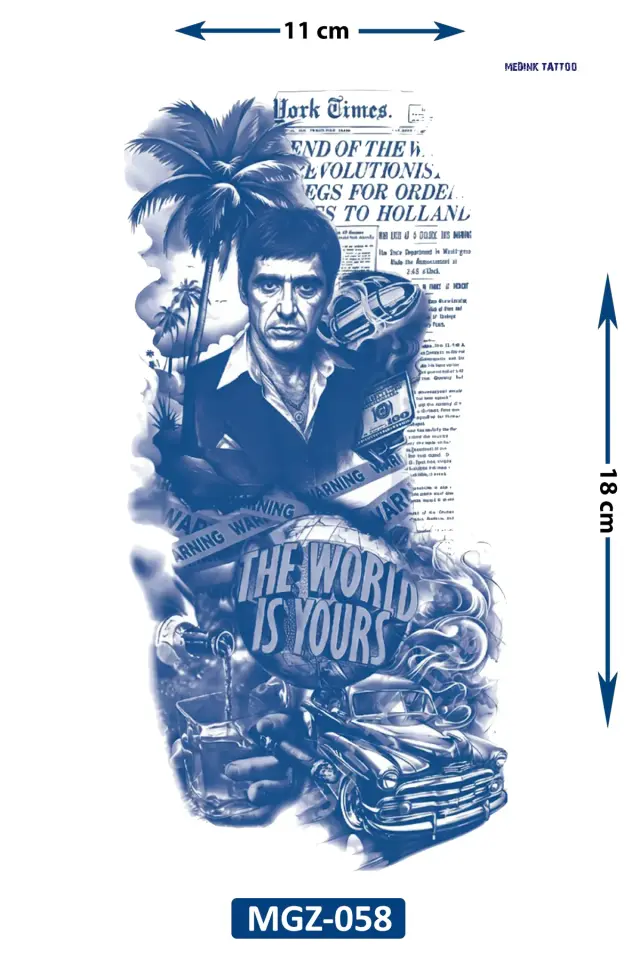 Orta Boy Dövme MGZ-058