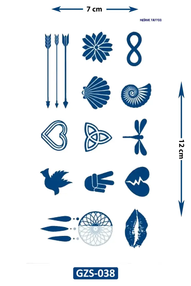 Küçük Boy Dövme GZS-038