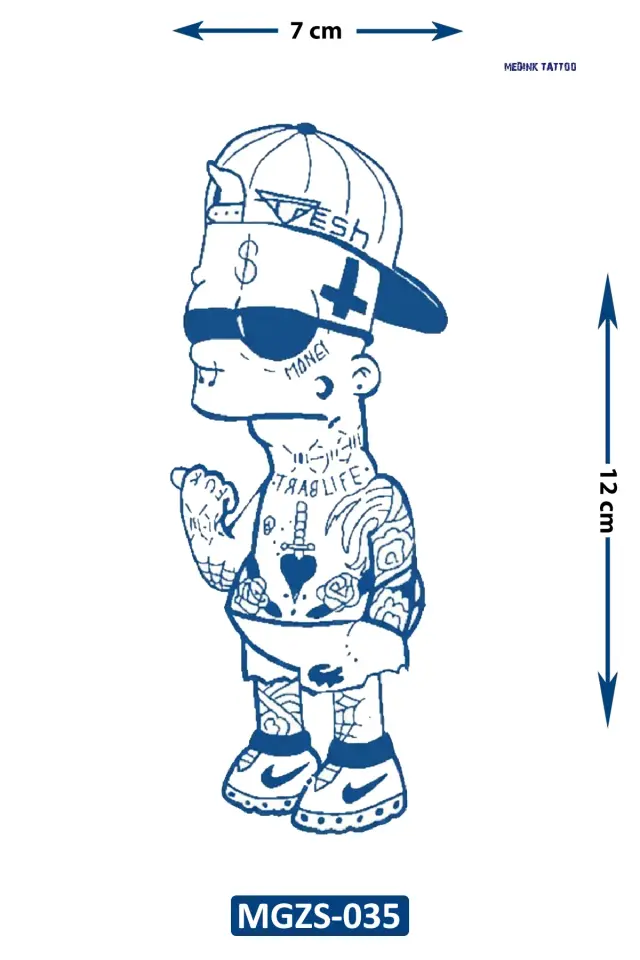 Küçük Boy Dövme MGZS-035