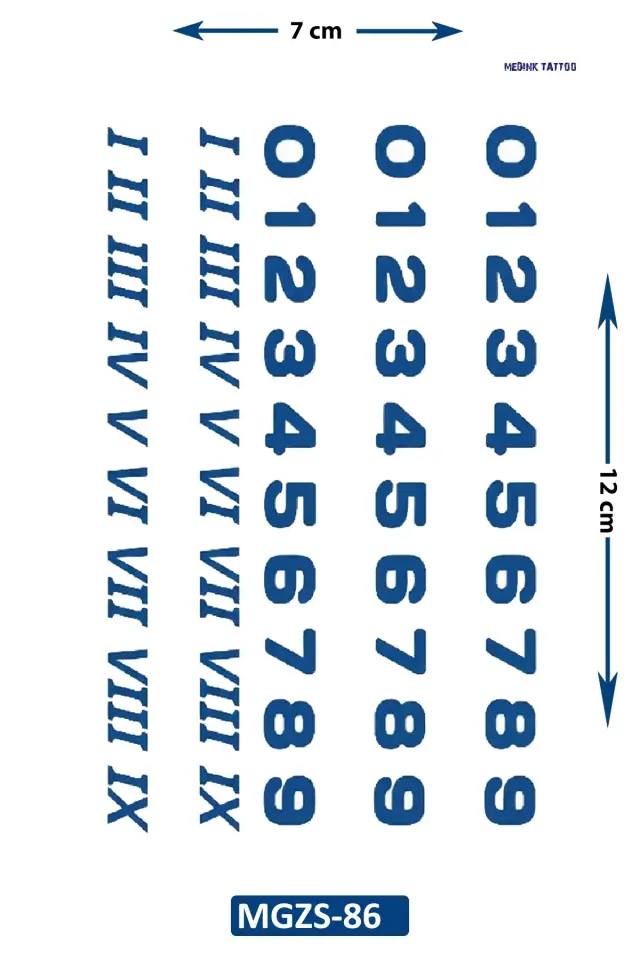 Küçük Boy Dövme MGZS-086
