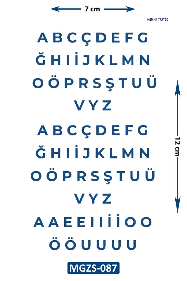 Küçük Boy Dövme MGZS-087