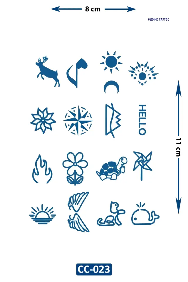 Küçük Boy Dövme CC-023