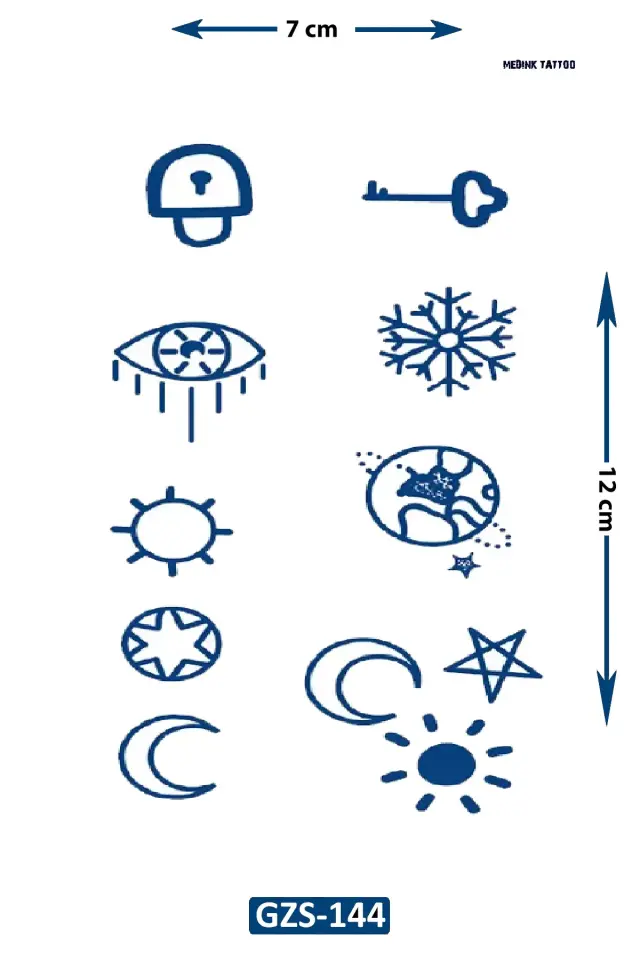 Küçük Boy Dövme GZS-144