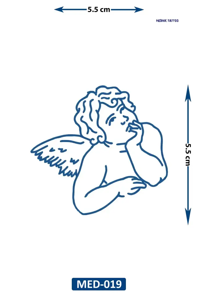 Minimal Dövme MED-019