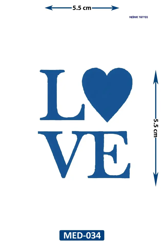 Minimal Dövme MED-034