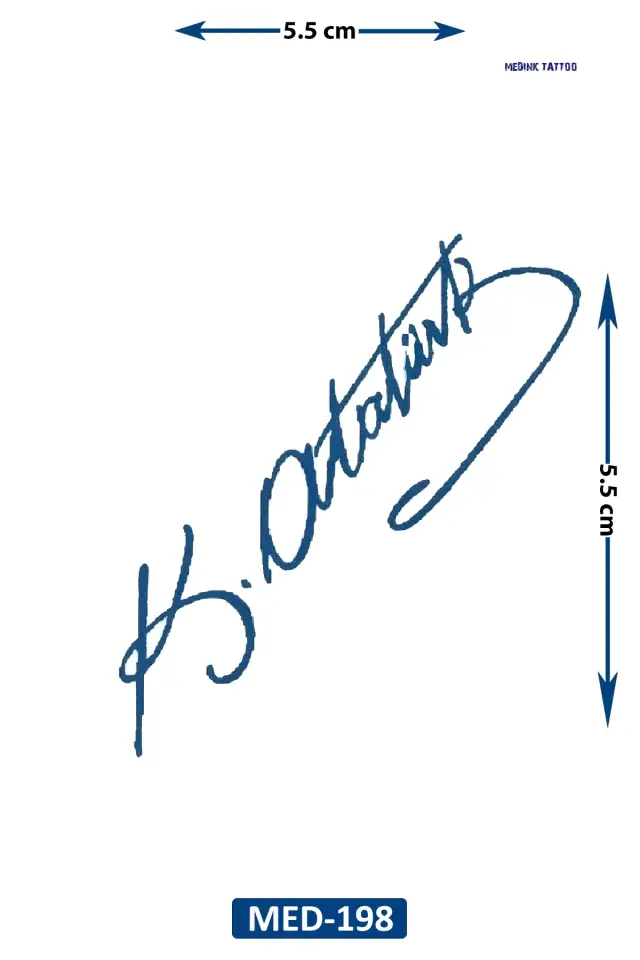 Minimal Dövme MED-198