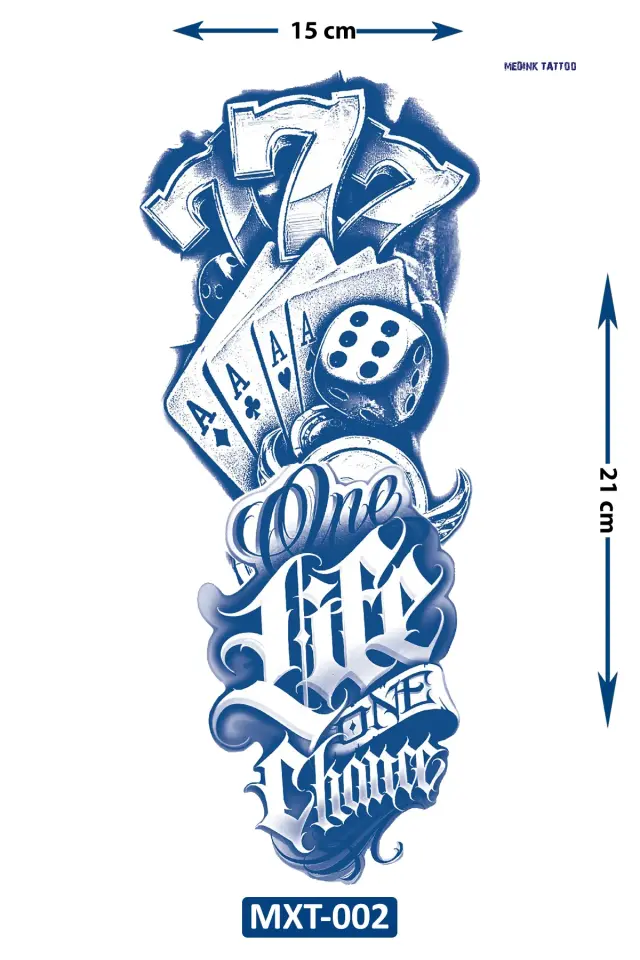 Yarım Kol Dövme MXT-002
