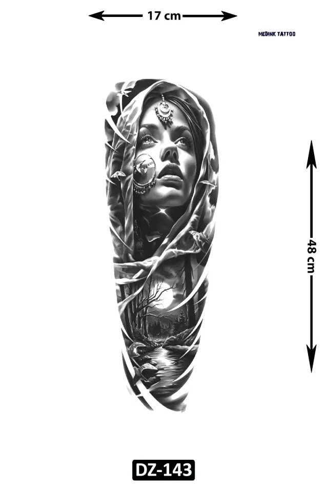 Kol Kaplamalı Dövme DZ-143