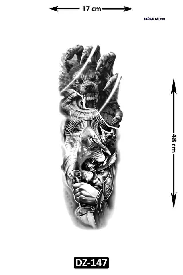 Kol Kaplamalı Dövme DZ-147