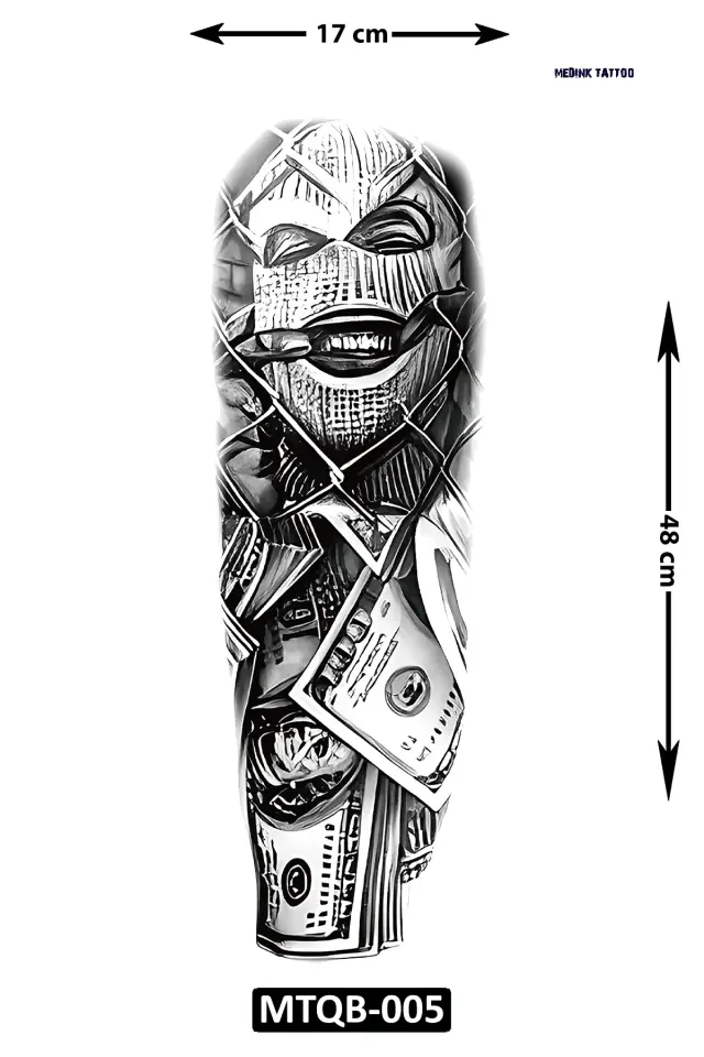 Kol Kaplamalı Dövme MTQB-005