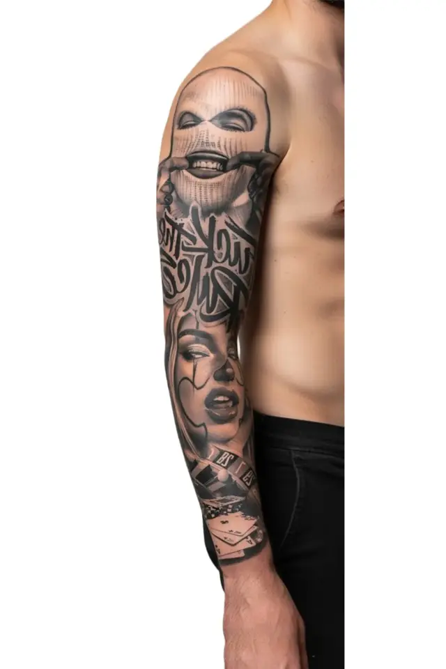 Kol Kaplamalı Dövme MTQB-007