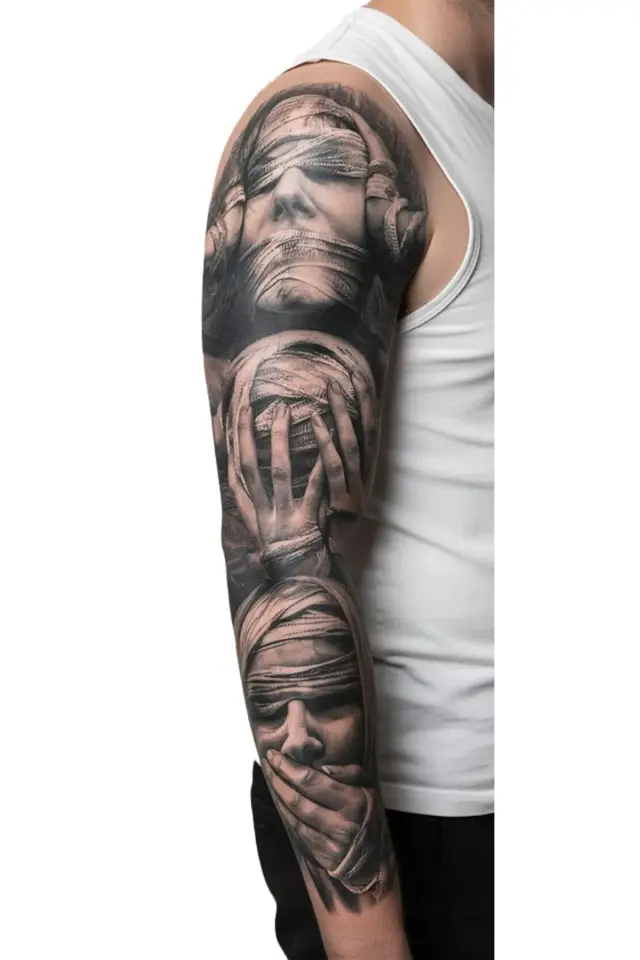 Kol Kaplamalı Dövme MTQB-008