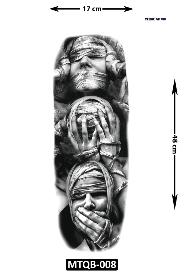 Kol Kaplamalı Dövme MTQB-008